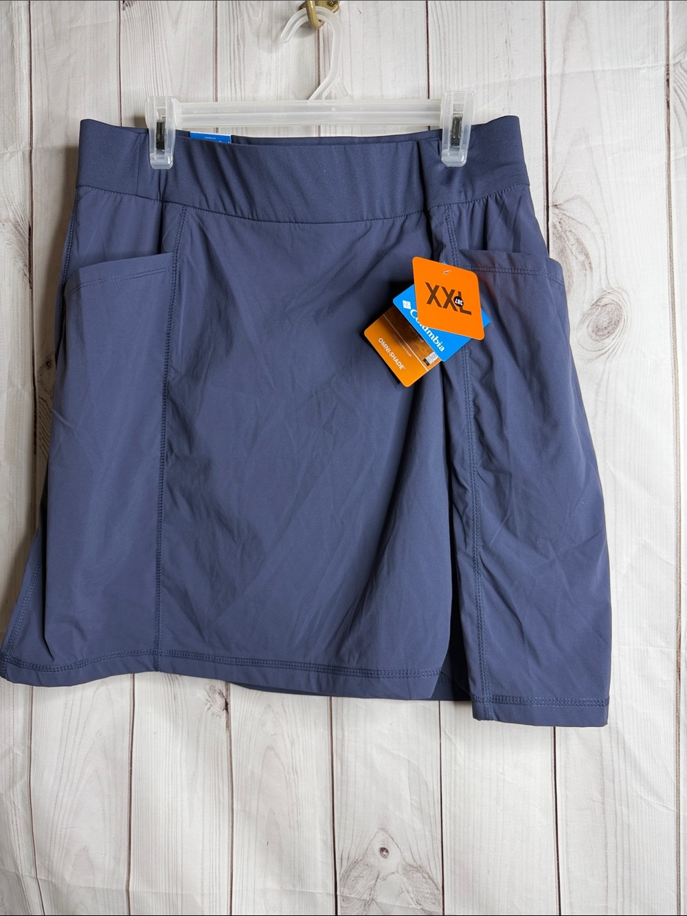 Columbia Women's Slate Blue Skort with Side Pockets